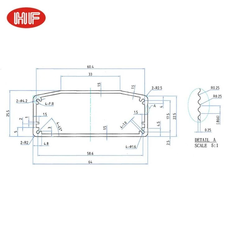 High Quality Extrusion Case Aluminum Profile